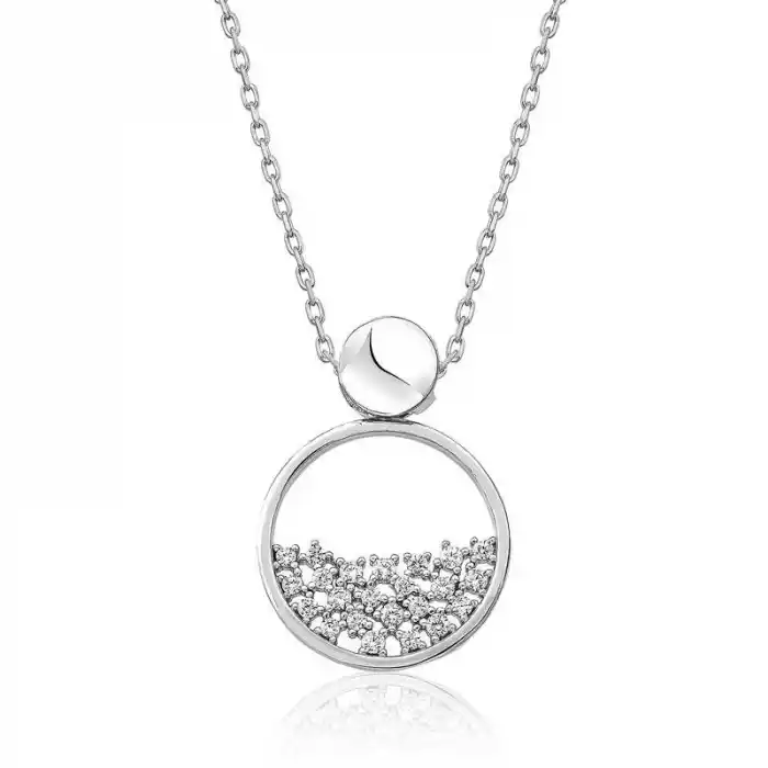 ​Gümüş Çiğ Damlası Bayan Kolye