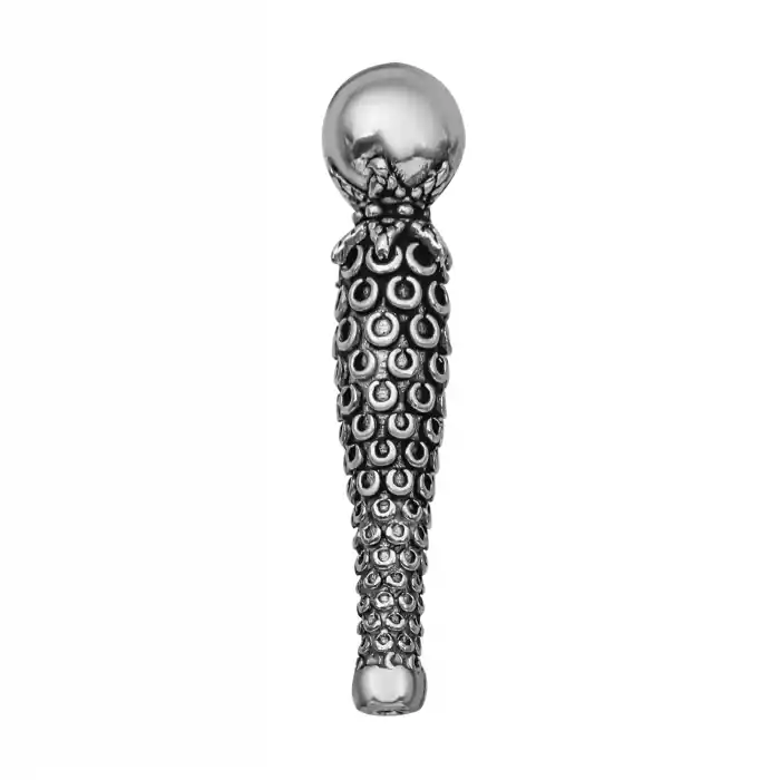 Gümüş Doku Desenli Tesbih İmamesi