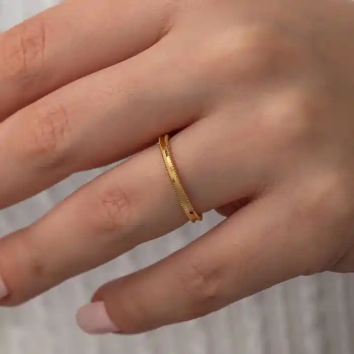 Gümüş Gold Ajda Kadın Yüzük