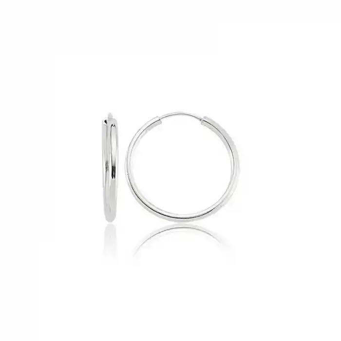 Gümüş Halka Küpe