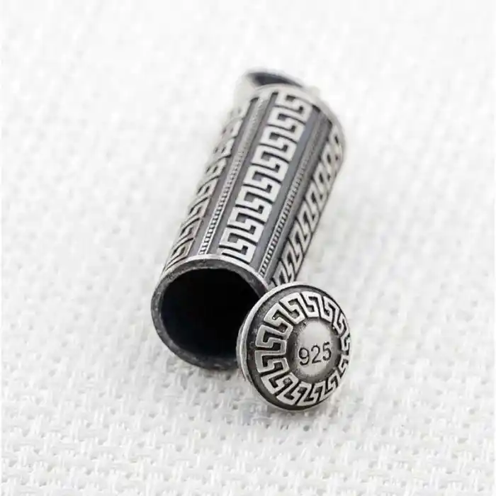 Gümüş İçi Açılabilen Muska Kabı Kolye