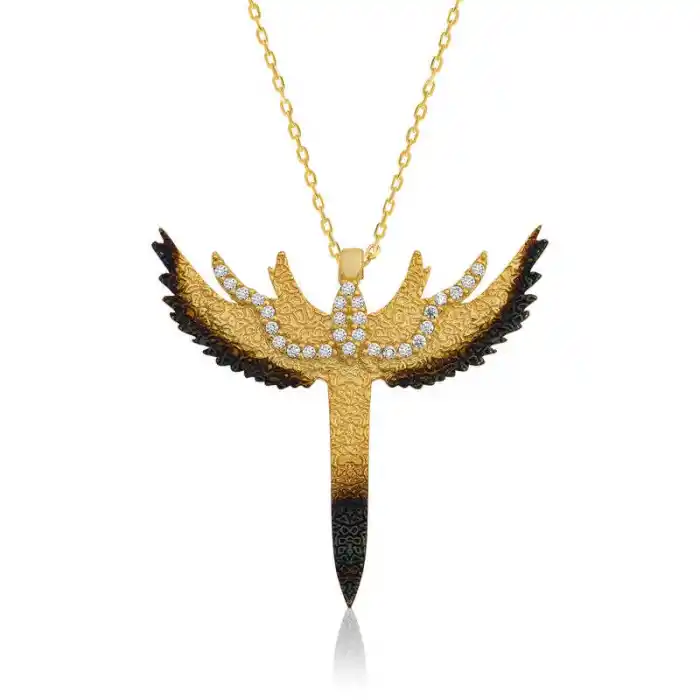 Gümüş Kılıç Bayan Kolye