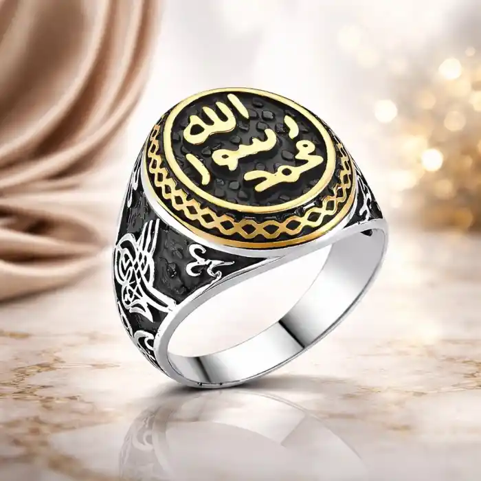 Gümüş Mührü Şerif Erkek Yüzük