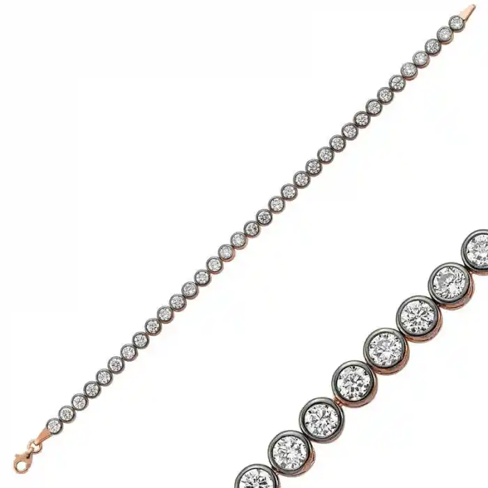 Gümüş Su Yolu Bayan Bileklik