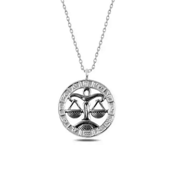 ​​​Gümüş Terazi Burcu Kolye