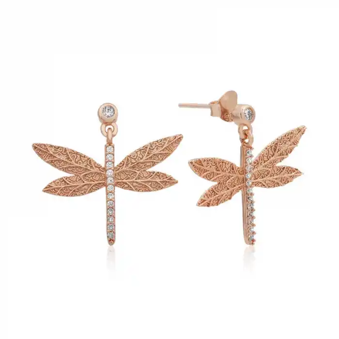 Gümüş Yusufçuk Küpe