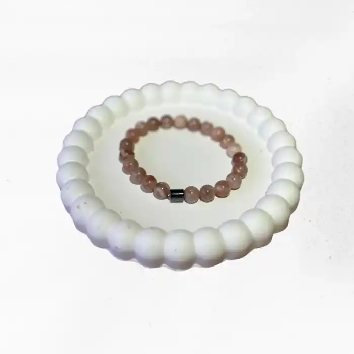 Güneş Taşı Doğal Taş Bileklik