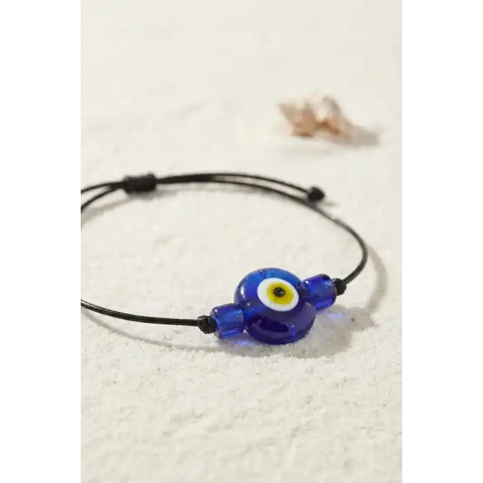 Handmade Bohem Tarz Mavi Göz Nazar Kolye