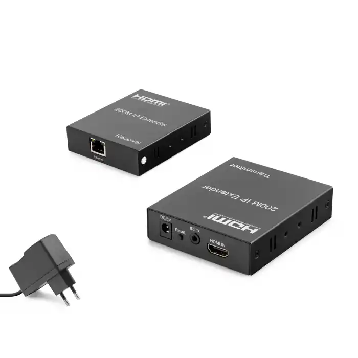 Hdmi Ip Extender 200 M - Siyah HDX1349