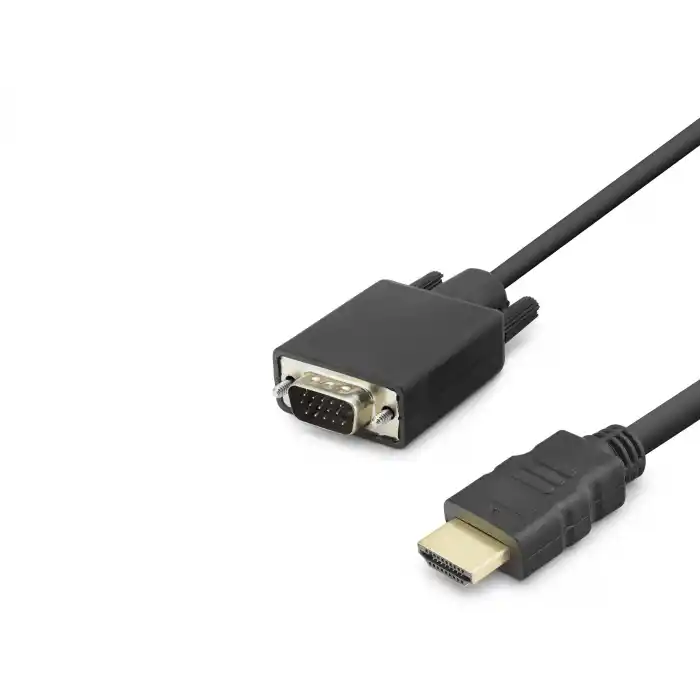 Hdmi To Vga Görüntü Kablosu 1080P 1.8 M - Siyah HDX7872