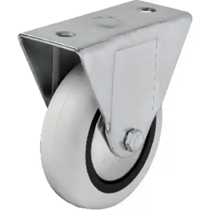Hts 355 - 75x25 mm PVC Makaralı Sabit Teker 4 Adet