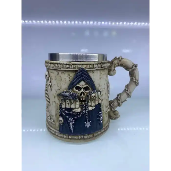 İskelet Game Over Çelik Kupa Kod 6912