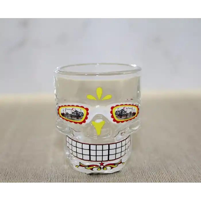 İstanbul Temalı Cam Kurukafa Shot Bardak Alk4302