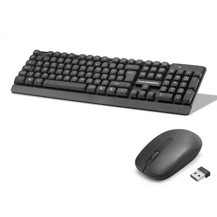 Kablosuz Klavye Ve Mouse Seti - Siyah HD843