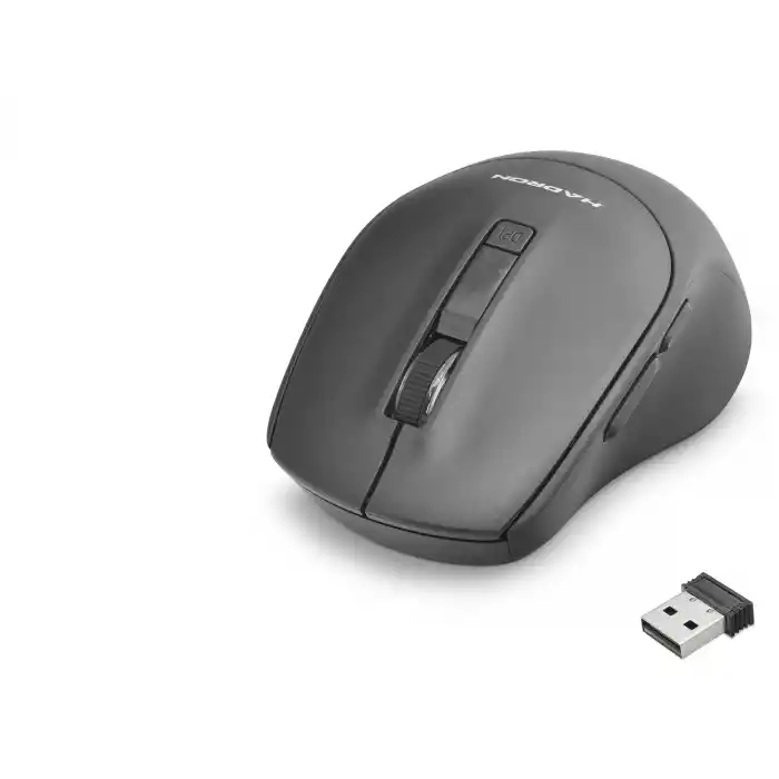 Kablosuz Mouse 600/1600 Dpi - Si̇yah HDX3408