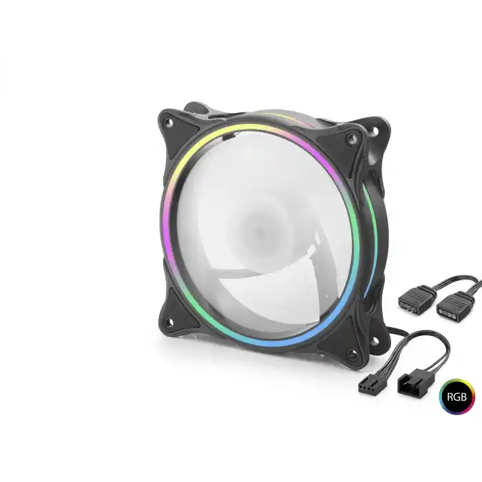 Kasa Fanı Argb 12 Cm - Siyah ND2658