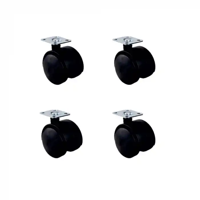 Küçük Plastik Tablalı Teker - 40 MM HKS101 - 4 Adet