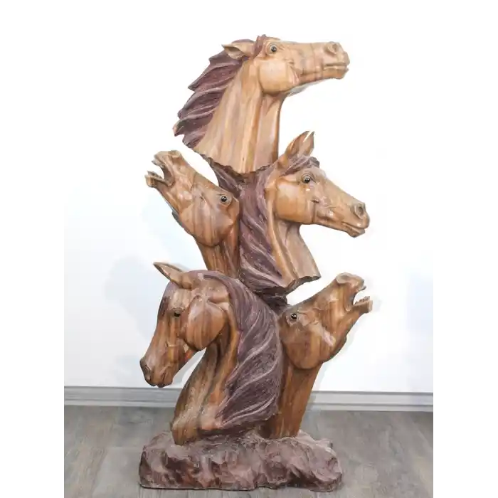 Maun Ağacı El Oyması 5Li At Büstü 4Ratnı-9