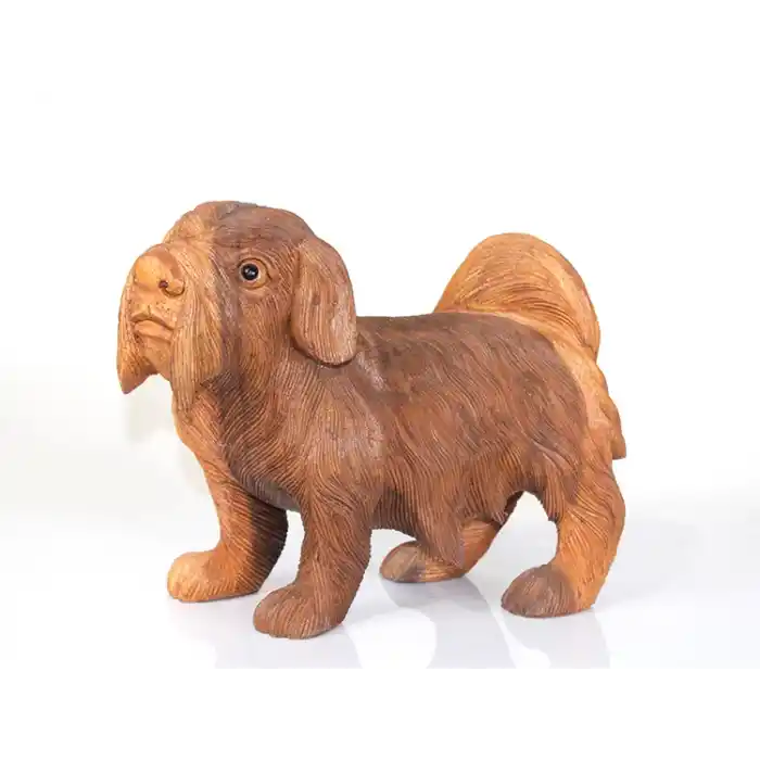 Maun Ağacı El Oyması Köpek 4Ratnı-23