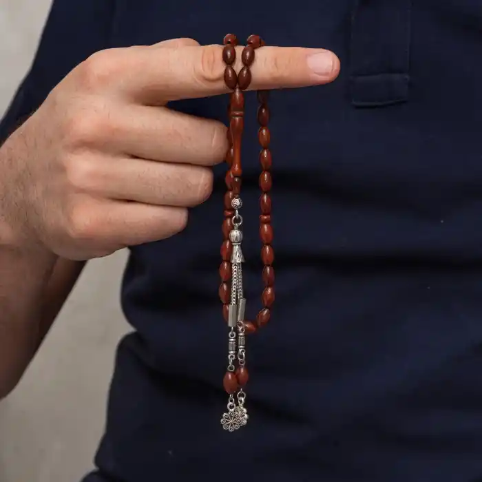 Metal Püsküllü Arpa Kesim Kuka Tesbih