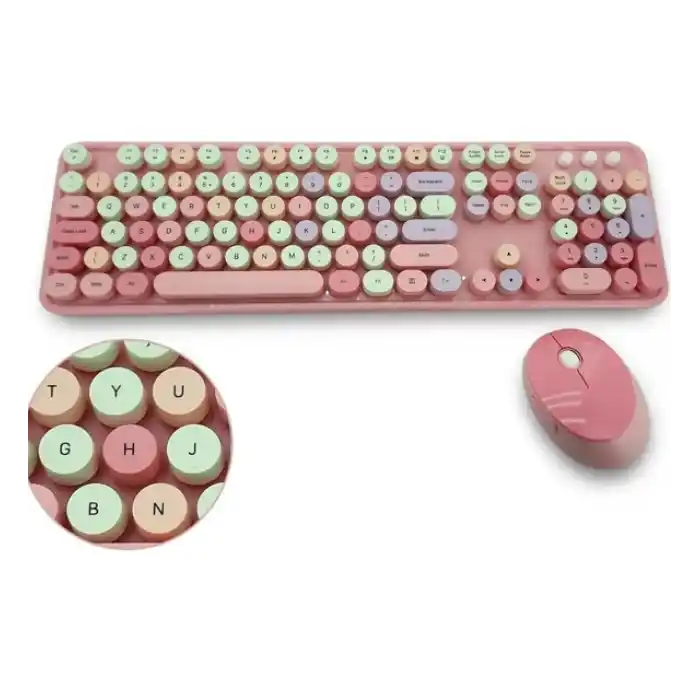 Mofii Pembe Sweet Dm Klavye Mause Set