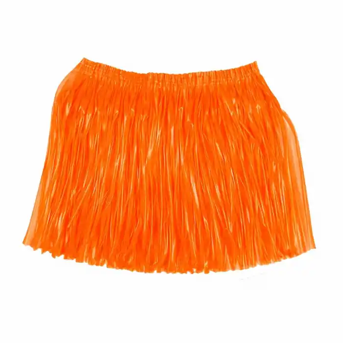 Neon Turuncu Hawaii Parti Eteği 40 cm