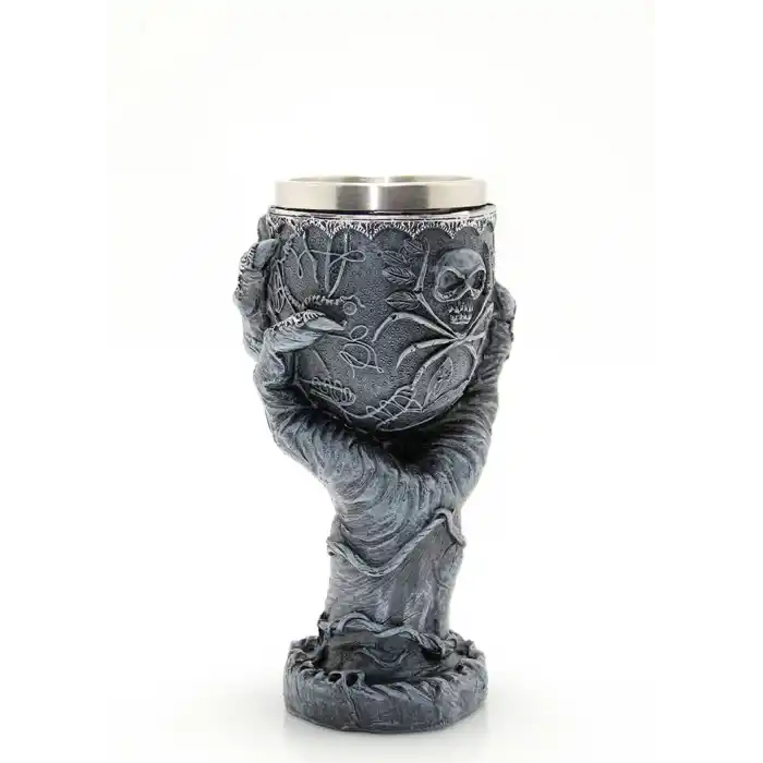 Paslanmaz Çelik El Tasarımı Kadeh Bardak ALK1037