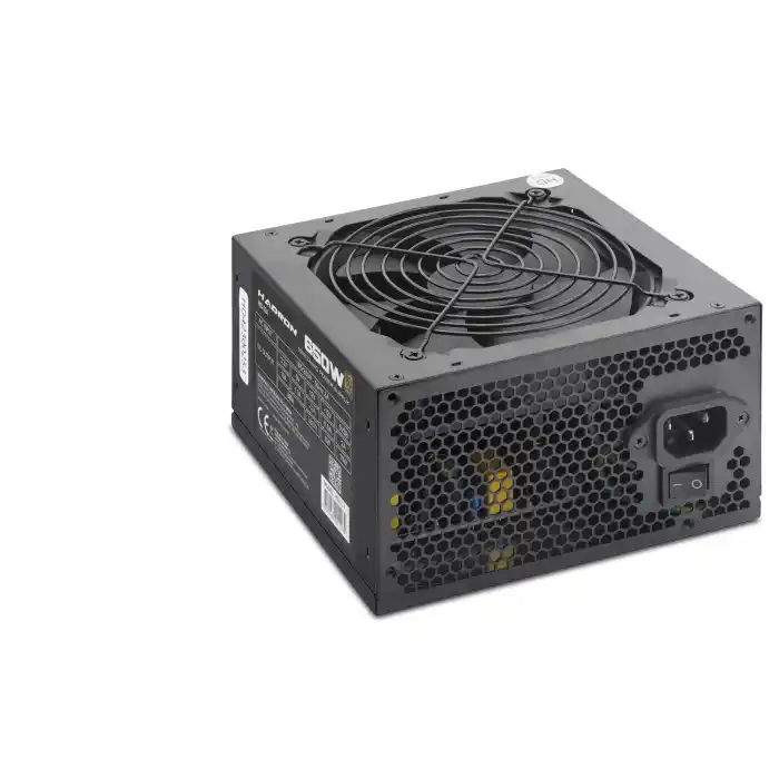 Pc Power Supply Güç Kaynağı 650W 12 Cm Fan Atx 80 Plus Siyah HD424