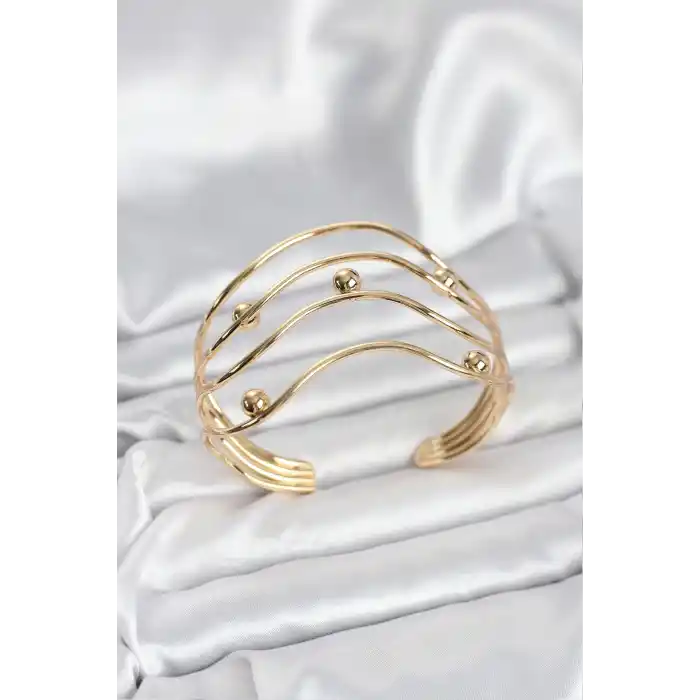 Pirinç Gold Renk Kadın Bileklik