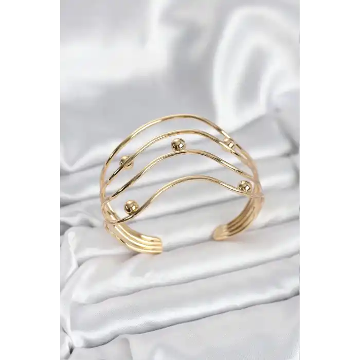 Pirinç Gold Renk Kadın Bileklik