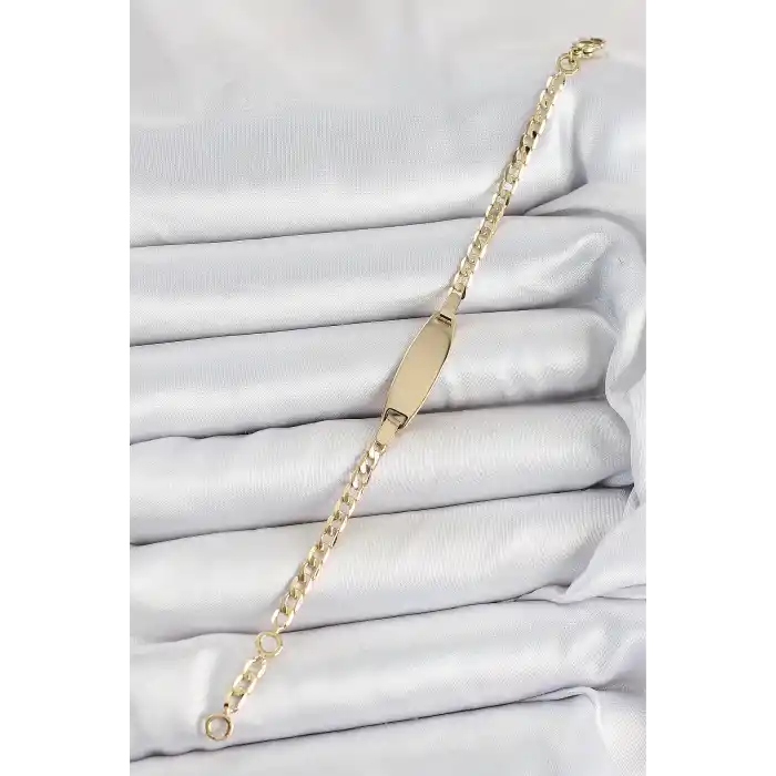 Pirinç Oval Model Gold Renk Xuping Bebek Künyesi