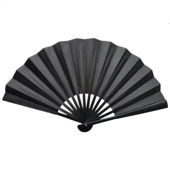 Plastik Kumaş Yelpaze 12 li Siyah