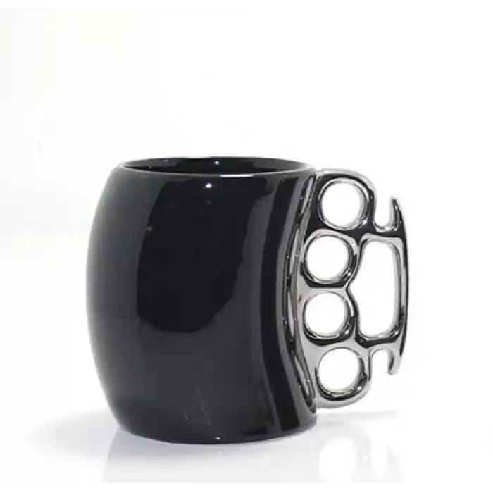 Porselen Muşta Tasarımlı Kupa Bardak  AAlk2383