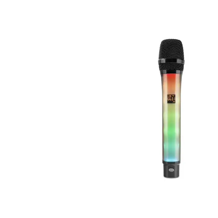 Profesyonel Kablosuz Uhf Mikrofon Rgb - Siyah WX-81