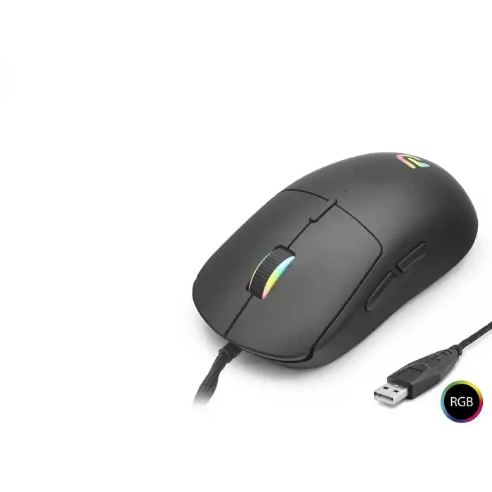 Proyg100B Mouse 3200 Dpi 6 Tuş Rgb - Siyah