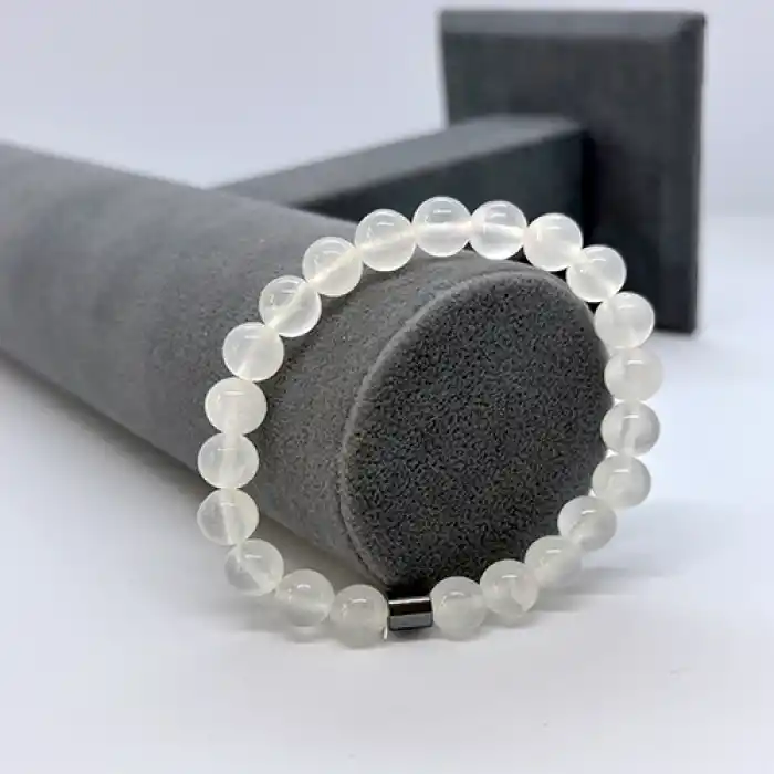 Selenit Doğal Taş Bileklik