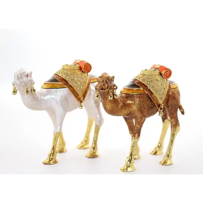 Swaroski Taşlı Tekli Deve Figürü Alk1878