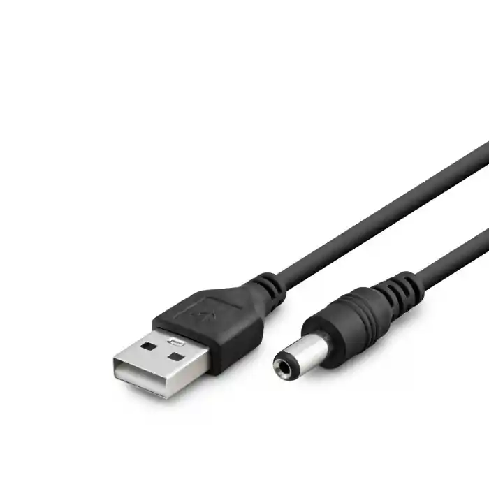 Tablet Şarj Kablosu Usb To 5.5*2.5 1M Siyah HDX1323