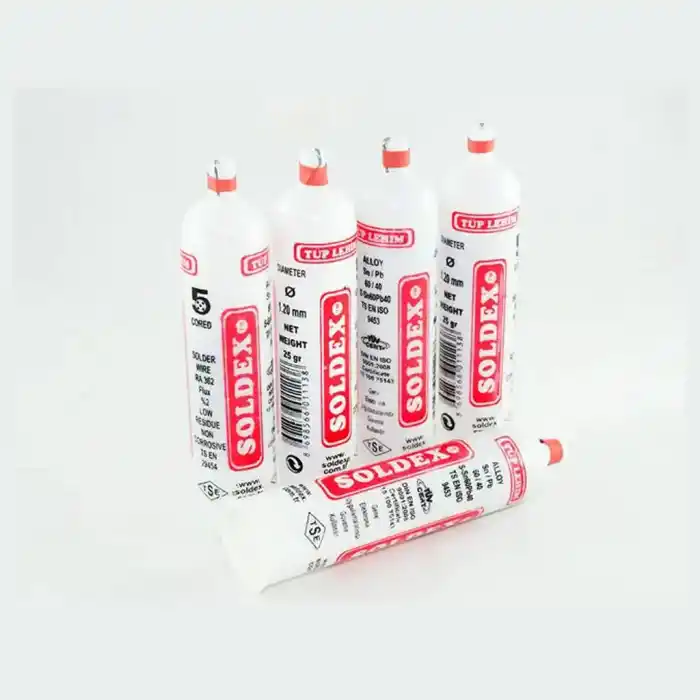 Tüp Lehim 1,2 mm 25 Gr - 5 Kanallı, Sn:60 / Pb:40