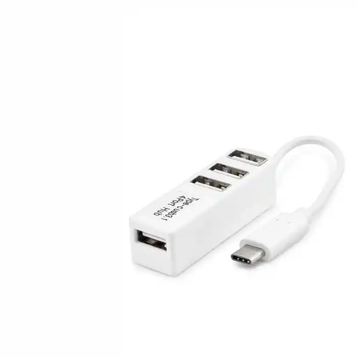 Type-C Hub 4*Usb Beyaz (Telefon Uyumlu) HDX7015
