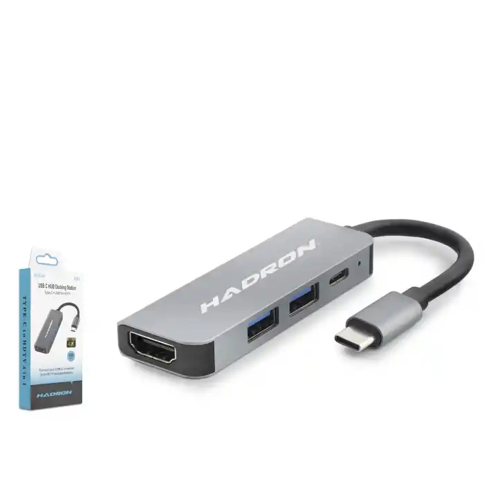 Type-C Hub Hdmi 4K Usb 3.0 Pd 4 Port Gri HDX7840