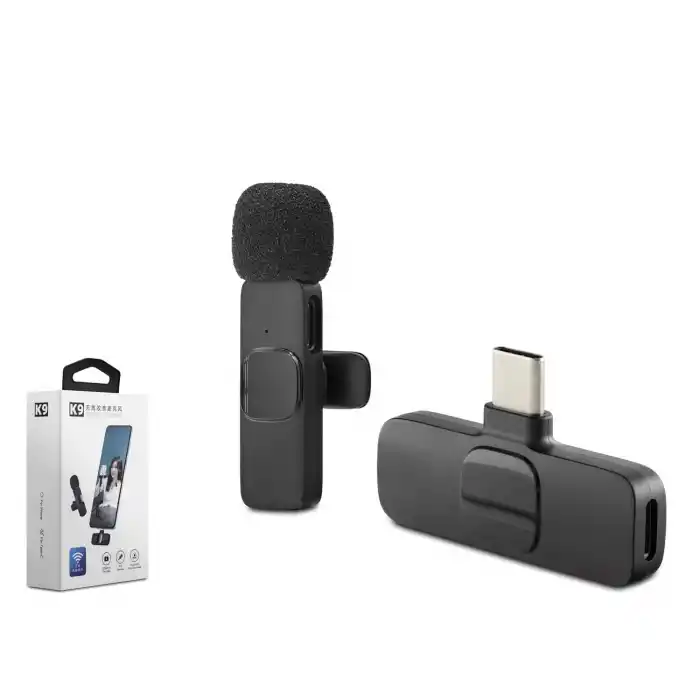 Type-C Kablosuz Mikrofon - Siyah HDX2783