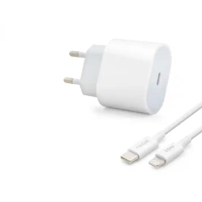 Type-C Lightning Hızlı Şarj Seti 20W Pd - Beyaz ND1002