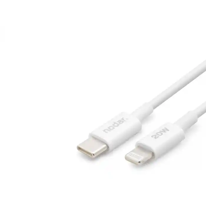 Type-C Lightning Şarj Ve Data Kablosu 20W 1 M - Beyaz ND1151