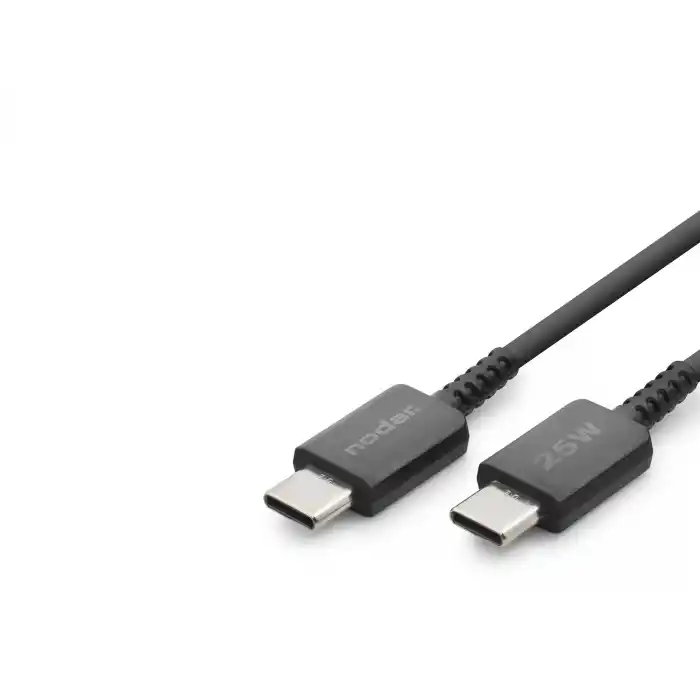 Type-C Şarj Ve Data Kablosu 25W 1 M - Siyah ND1101