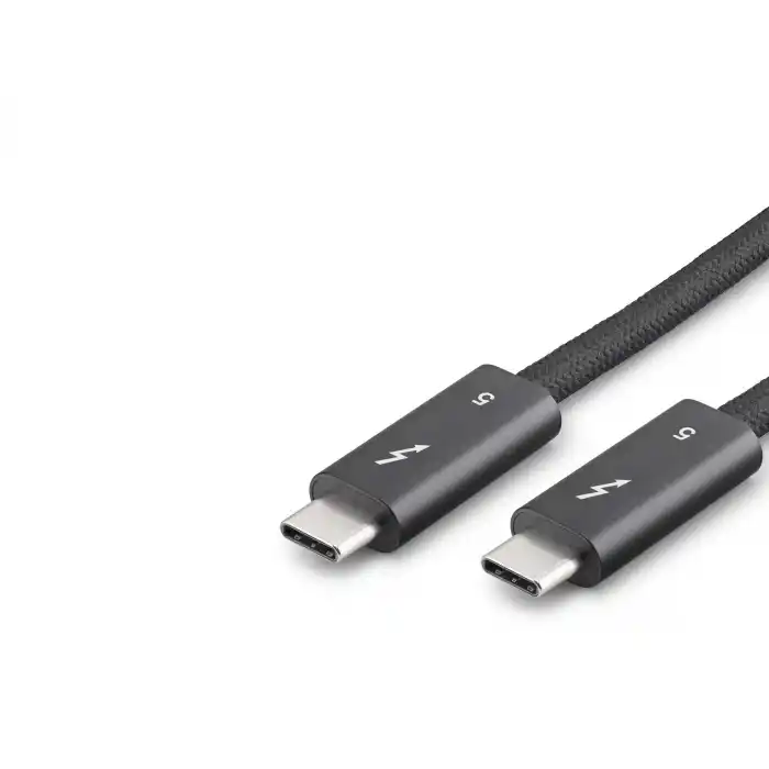 Type-C Thunderbolt 5 120 Gbps 240W 16K 60 Hz Şarj Ve Data Kablosu 1.5 M Siyah HDX7892