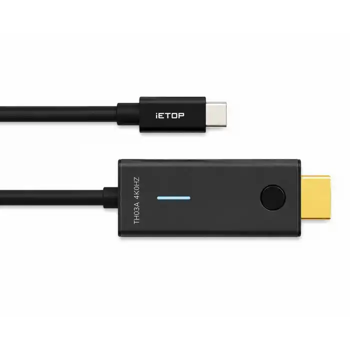 Type-c To Hdmı Görüntü Kablosu 4K 30 Hz Örgülü 1 M Gri TH03A