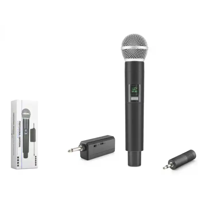 Uhf Kablosuz Mikrofon 6.35 Mm Siyah HDX2801