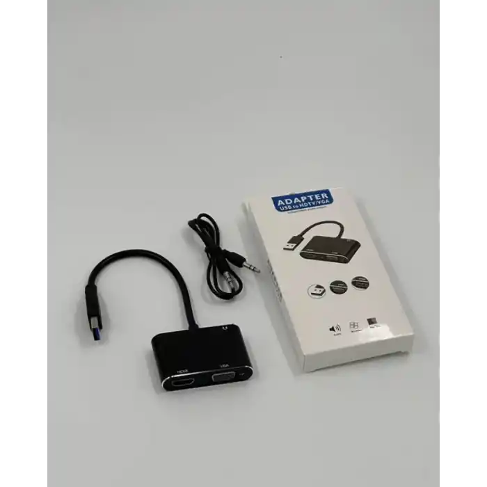 Usb Hdmi+Vga+Aux Çevirici ZR702