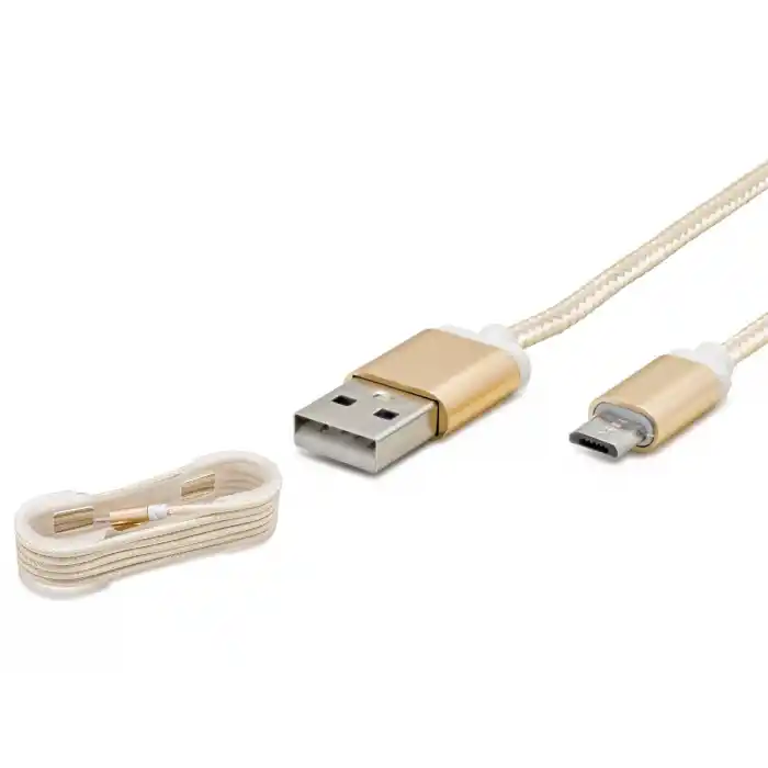 Usb Micro To Usb Şarj Ve Data Kablosu Ps4 Gamepad Uyumlu Hasır 1.5 M HD4338